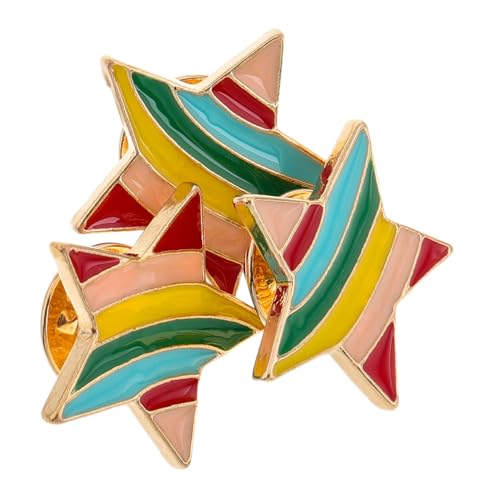 Broche femmes uniques étoiles design ciselé et finition haut de gamme