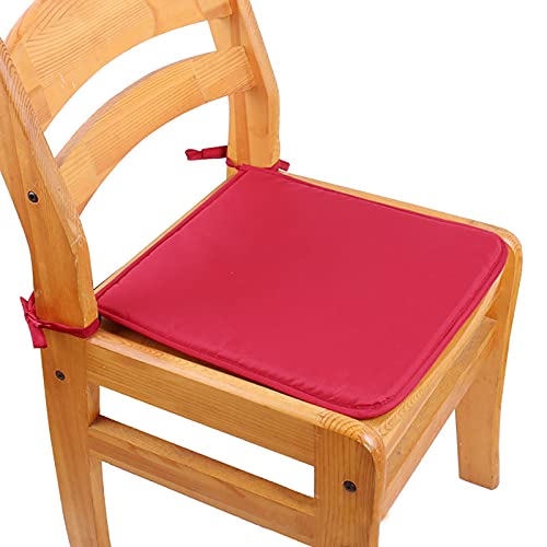 Cojines para silla de comedor y jardín juego de 2 asientos de lino con lazos para terraza 2