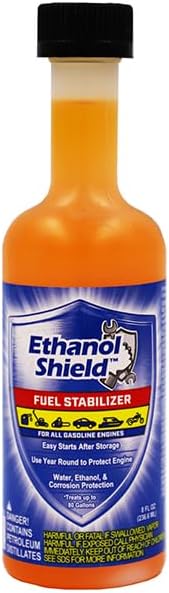 Miniatura 4 de Ethanol Shield Estabilizador de combustible de 8 onzas. Estuche de 9. Evita la corrosión, tratamiento de gasolina que protege el sistema de