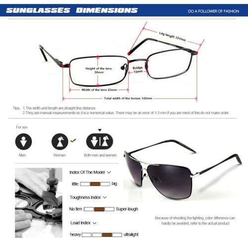 UJNHGQ Fashion Trend Sunglasses Men Casual Outdoor Glasses Classic Driving Glasses Eyewear,Yellow,1 steampunk buy now online
