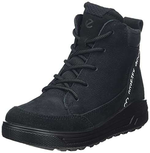ECCO Mädchen Stiefel schwarz/weiß 27