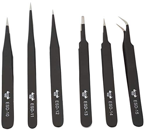 Daniu Uhrmacher Pinzetten Set Uhrmacherpinzetten Edelstahl Beschichtet Tweezers