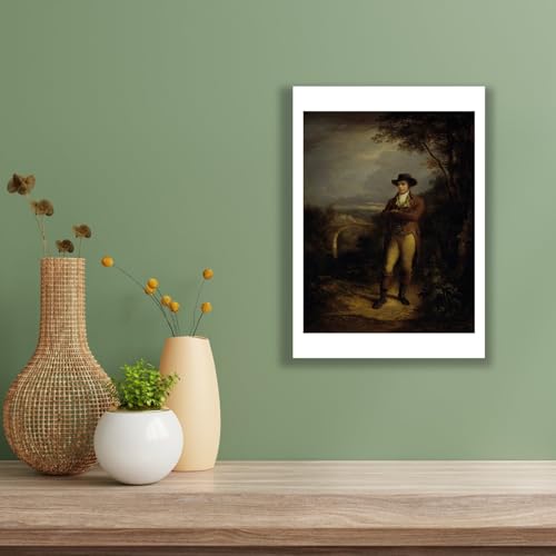 Poète Robert Burns impression d'art mate pour décorer votre bibliothèque