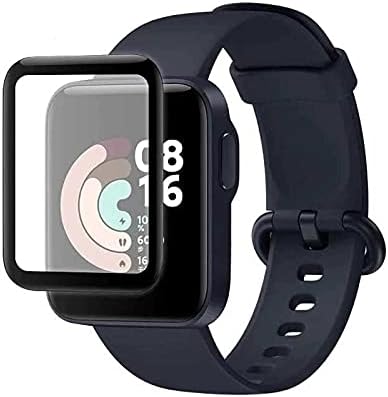 Zore Xiaomi ile uyumlu Redmi Watch 3 Active PMMA Pet Saat Ekran Koruyucu Siyah