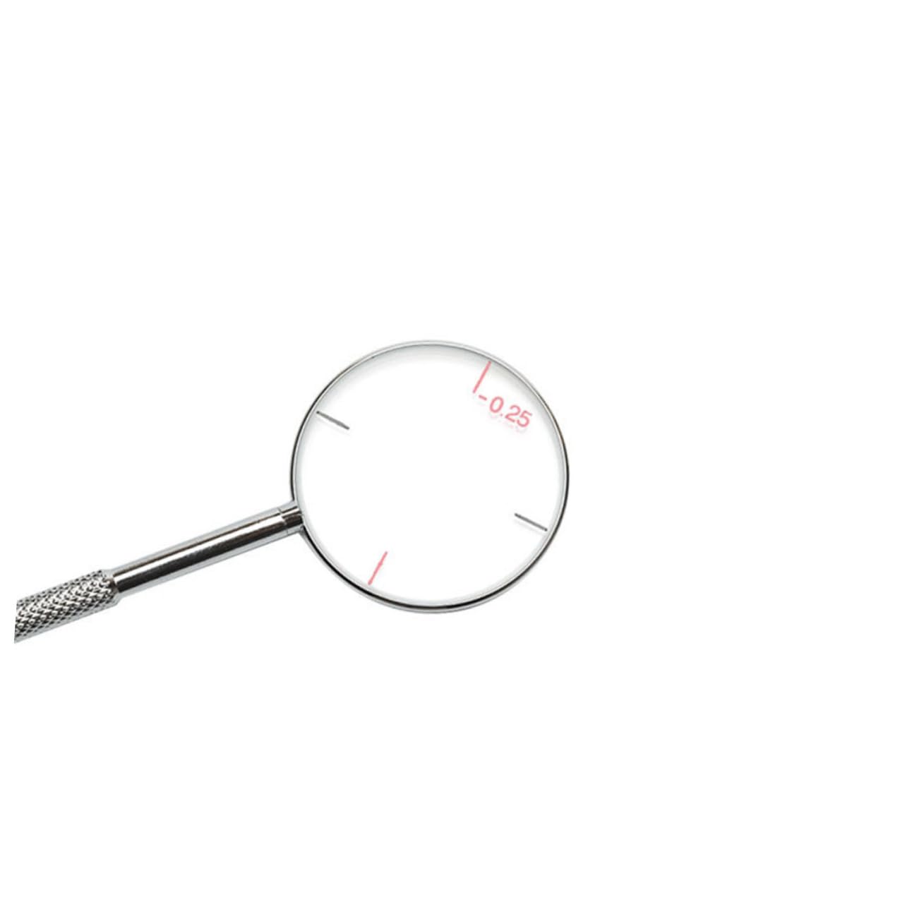ULTECHNOVO 6 Uds Lente De Cilindro Herramienta Kit Óptico 25 Lente Óptica Cilindro Lente De Cilindro Equipo De Optometría Caso Cilindros Cruzados Gafas Kit De Lentes De