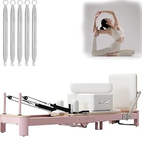 ピラティス　 リフォーマー(送料込) pilates ボックス付き Amazon.co.jp: ピラティス リフォーマー マシン、自宅