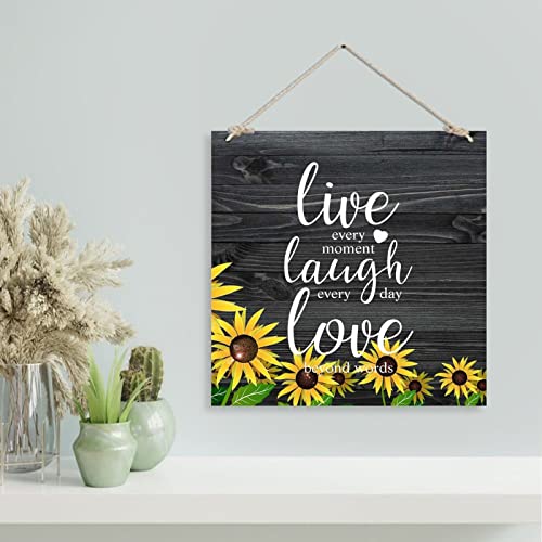 Décoration murale rustique en bois 40cm avec attaches durables intégrées - 4