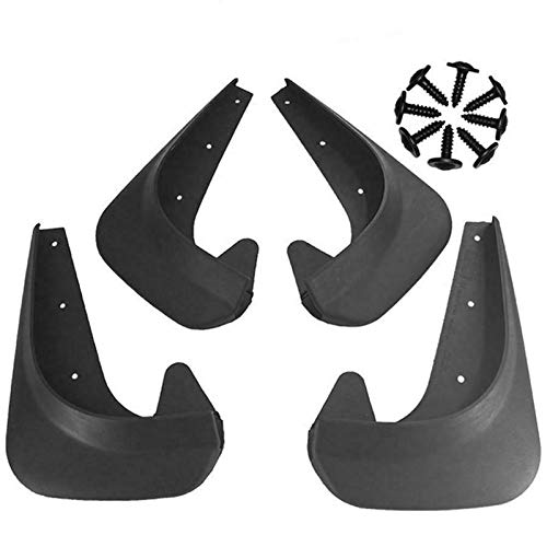 4 Pièces Universelles Garde-Boue pour Voiture, Avant ArrièRe Garde-Boue Bavettes Mud Flaps Splash Guard Fender Cover