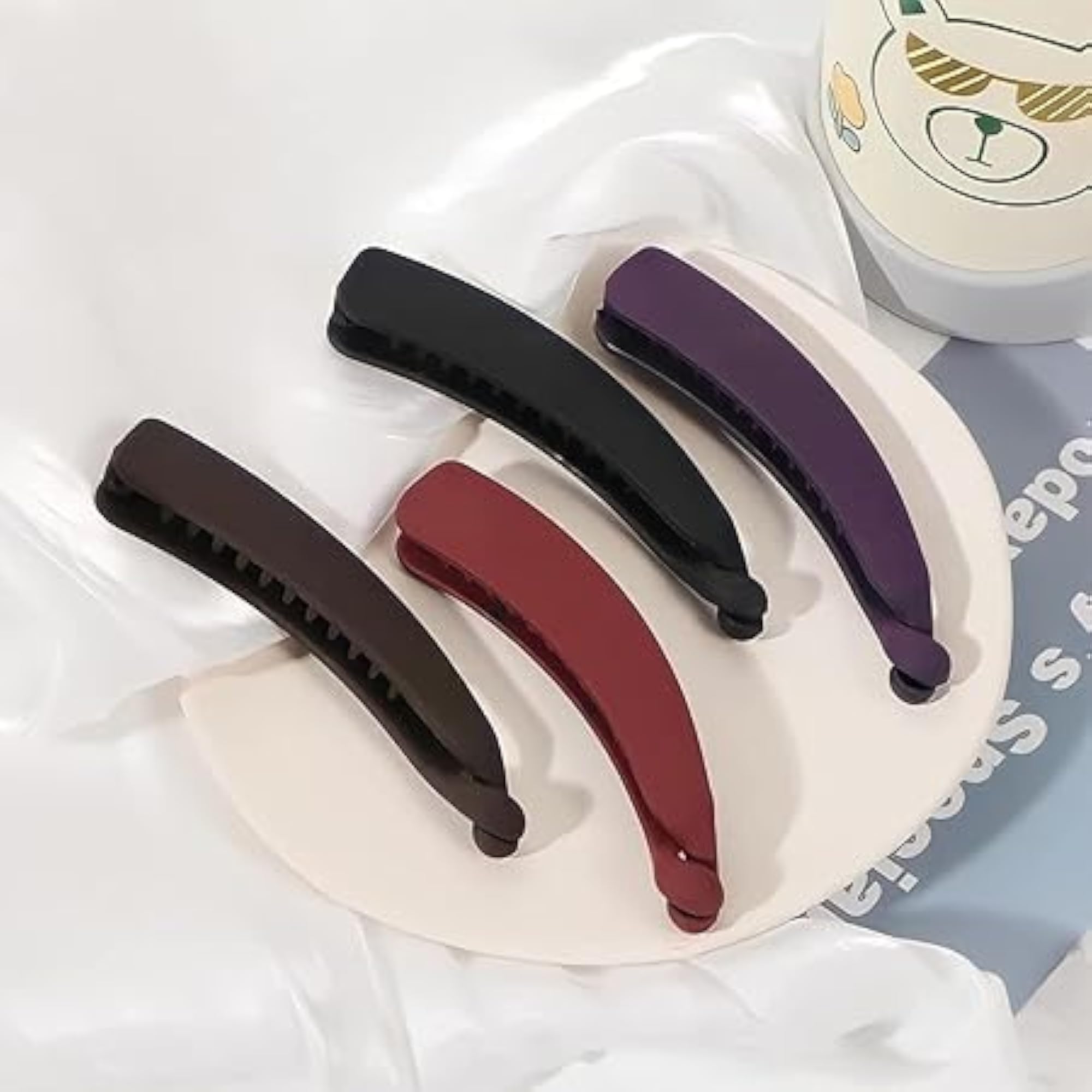 8 PCS Hair Claw Clips, Banana Style