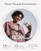 Anker MagGo Power Bank, Qi2 Certified 15W Ultra-Fast MagSafe-Compatible Portable Charger, 10,000mAh Battery Pack with Smart Display and Foldable Stand, For iPhone 15/14/13/12 Only(USB-C Cable Include)