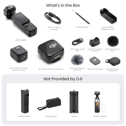 Image of DJI Osmo Pocket 3 Enhanced Vlog Bundle, Vlogging Camera with 1'' CMOS