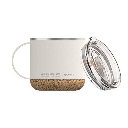 Asobu SM60 WHITE Infinite Stainless Steel Insulated Coffee Mug thumb #2
