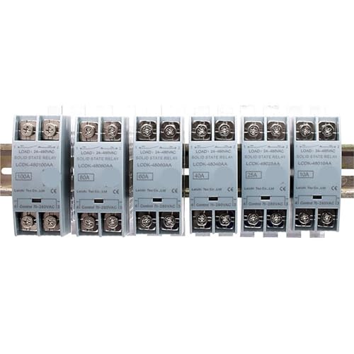 Relé monofásico SSR 100A para control térmico estable en hornos y maquinaria