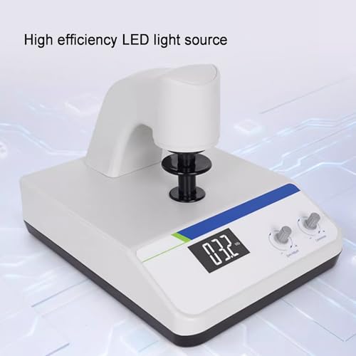 Tester bieli, przenośny miernik cyfrowy ze źródłem światła LED, zakres pomiaru od 0 do 199,9, otwór Φ30 mm, idealny do tektury i papieru