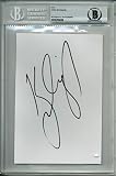 Kyra Sedgwick Charlie's Angels Signed 4.5x6.75 Cut Signature BAS Slabbed
