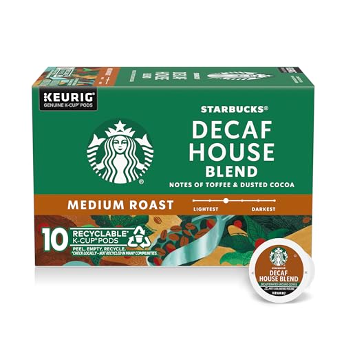 Starbucks Decaf House Blend 10 Pods