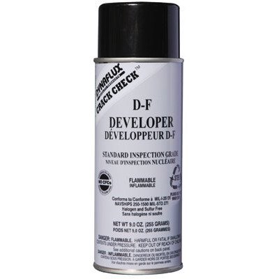 Dynaflux - Visible Dye Penetrant System Dy Df Developer-Aerosol dyna-Flux: 368-Df315-16 - dy df developer-aerosoldyna-flux [Set of 12]
