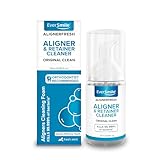 EverSmile AlignerFresh Original Clean Foam – Cleaner Compatible w/Invisalign and All Clear Aligners & Retainers – Eliminates Bacteria, Whitens Teeth, Fights Bad Breath – 25ml (1 Pack)