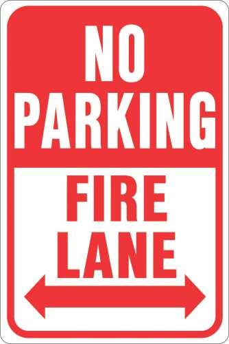 Hy-Ko Aluminum Signs, 12” x 18”, Durable Long-Lasting Contrasting Metal Signs for Outdoor Use for Businesses, Property, Clear & Easy to Read Informational Display