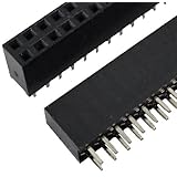 2×20＝40Ｐ ピンソケット 2.54mmピッチ メッキなし 2個入 ＜con-152＞