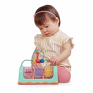 B. toys- B. baby- Bead Maze- Baby Activity Station – Developmental Interactive Baby Toy – Balls, Spinners – Sensory Toys for Babies –Spin, Rattle & Roll- 6 Months +t