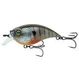 6th Sense Curve Finesse Squarebill – Bass Fishing Lure with Erratic Hunting Action for Shallow Water | 1–3 ft Diving Crankbait (Bluegill Spawn)
