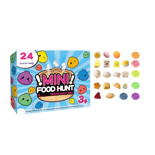 24 Stück Dumplings Anti-Stress Squishy Kawaii Food Überraschungsbox Mini Spielzeug zum Stressabbau für Erwachsene Perfekt als Partygeschenk oder Geschenkset (Mehrfarbig)