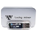 USB Bitcoins Miner Lucky Miner LV03 Solo Miner 74KH/S BTC Mining Device 1Watt Low Power Consumption Asic Cryptocurrency Lottory Nerdminer (1PCS)