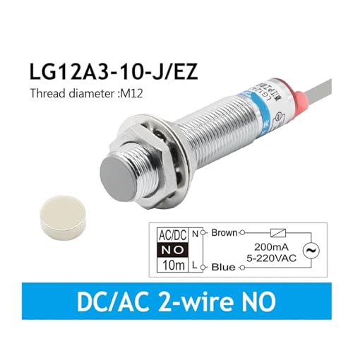 Sensor de proximidad LG12A3-10-J interruptor de laminas magnético NO 3
