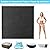 TIXANF 90 * 90 Inch Hot Tub Mat, Inflatable Hot Tub Pad Outdoor Indoor, Water-Absorbent Anti-Slip Portable Spa Pool Accessories for Protect The Hot Tub Pool from Wear