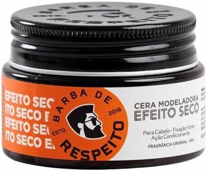 Barba de Respeito Pomada Efeito Seco Premium - 80g