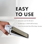 SABRE 120 dB Wedge Door Stop Security Alarm, Extremely Loud Wireless Alarm Siren Audible Up To 1,500 Ft., Non-Skid Pad, Compact Alarm Great for Home, Travel, Apartment or Dorm - Image 4
