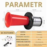 FARBIN Ahooga retro klakson do samochodów ciężarowych 12 V, klasyczny stary klakson sygnałowy do motocykli, ciężarówek, starych samochodów