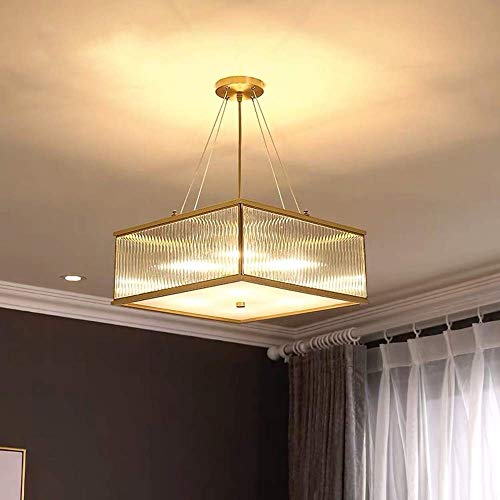 Lustre élégant en cuivre véritable pour une décoration de standing