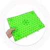 NIYANGLE Reflexology Foot Massage Pad for Blood Circulation Acupressure Mat for Foot Health Portable and Flexible Design Made of Safe TPE Material for Office Workers and Seniors Green #3