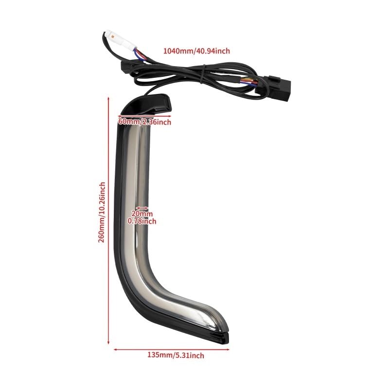 Clignotant pour moto feu de course carénage Electra 96-13