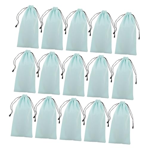 VANZACK 16個スキーゴーグル収納袋 軽量ソフト製ドローストリングポーチ 大人用眼鏡ケース 傷防止防塵 保護用 持ち運び便利 アウトドア用