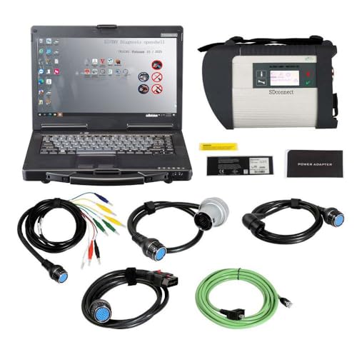 MB Star C4 Plus DOIP New Function Tester Diagnostic Tool for MB DIOP Function with 2025 Xentry+DAS+EPC Software (C4 w Laptop (CF53)+2025 Xentry+DAS+EPC)