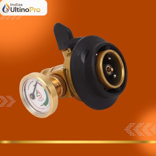 Image of Indias UltinoPro SMART Device 3 Year Replacement Warranty, Gas Safety Device - Automatic Gas Leak Detector & Shut-Off Valve | LPG Gas | Home Kitchen Safety Protection | Easy Installation