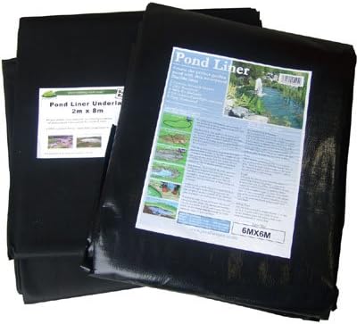 Pond Liner 6X6m with 40yr guarantee and FREE Underlay