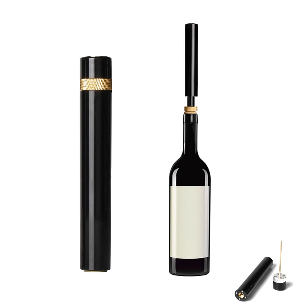 FUYTERY Wine Bottle Opener -Air Pump Wine Opener Portable Wine Cork Remover for Wine and Corks, Quick Bottle Opening Tool for Elegant Drinking, Corkscrew for Home, Restaurant, Party, Wine Lovers