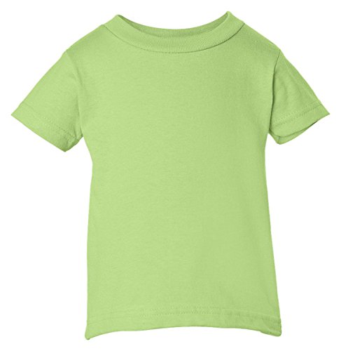 RABBIT SKINS 5.5 oz. Short-Sleeve Jersey T-Shirt (3401) Key Lime, 12 Months