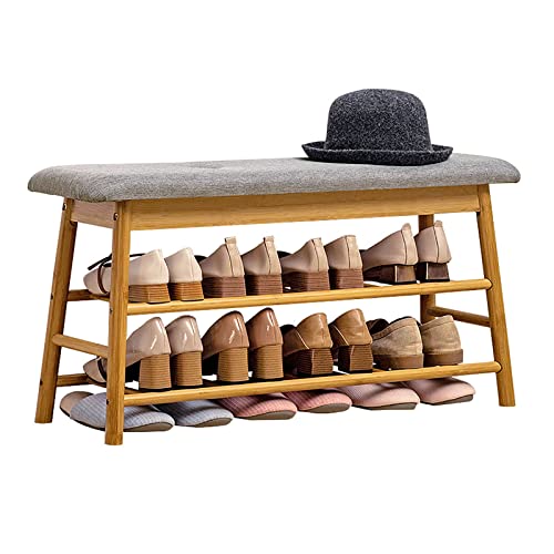 Tabouret à langer avec rangement multifonctionnel pour chaussures