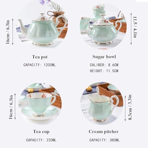 Service à thé porcelaine théière tasse soucoupe pour adulte et table de mariage