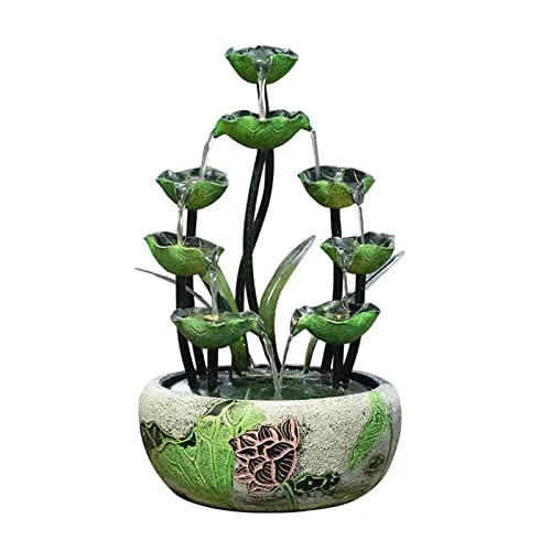 Fuente de mesa de relajación zen que reduce el estrés con su cascada 2