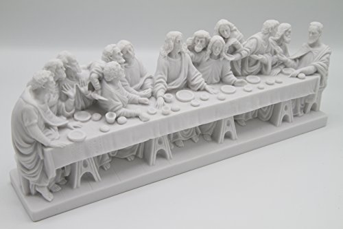 Estatua The Last Supper 12 x 4 pulgadas miniatura 2