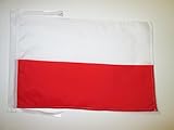 bandera polonia comunista Acabados : Bordes reforzados y cosidos