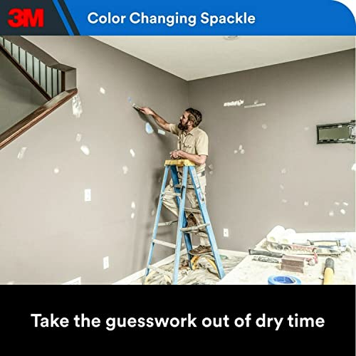 3M Cc-Sioc, Color Changing Spackling Compound, 12 Fl Oz High Strength Hole Repair Kit, 2 Piece Set, Blue, Fluid Ounces #TOP3