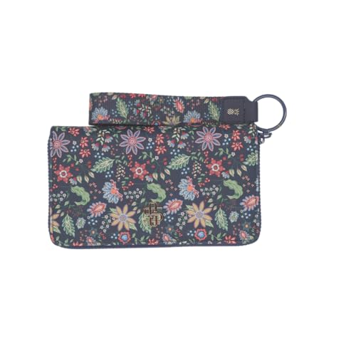 Simply Southern Designer Print Wallet with Matching Key Fob (SPC Flower)
