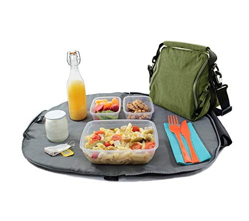 Roll'eat - Eat'n'out Premium Bolsa Térmica Impermeable Convertible en Mantel, Verde